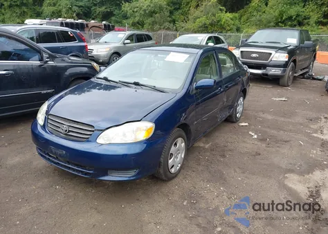 2003 Toyota Corolla Ce z USA, uszkodzony, nr VIN 2T1BR32E33C007317